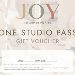 One Reformer Pilates pass voucher